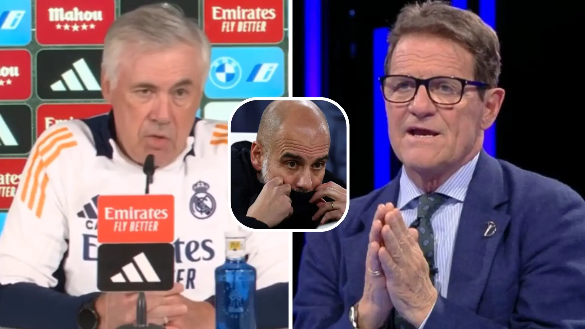 Carlo Ancelotti defends Pep Guardiola after Fabio Capello calls him ‘way too arrogant’