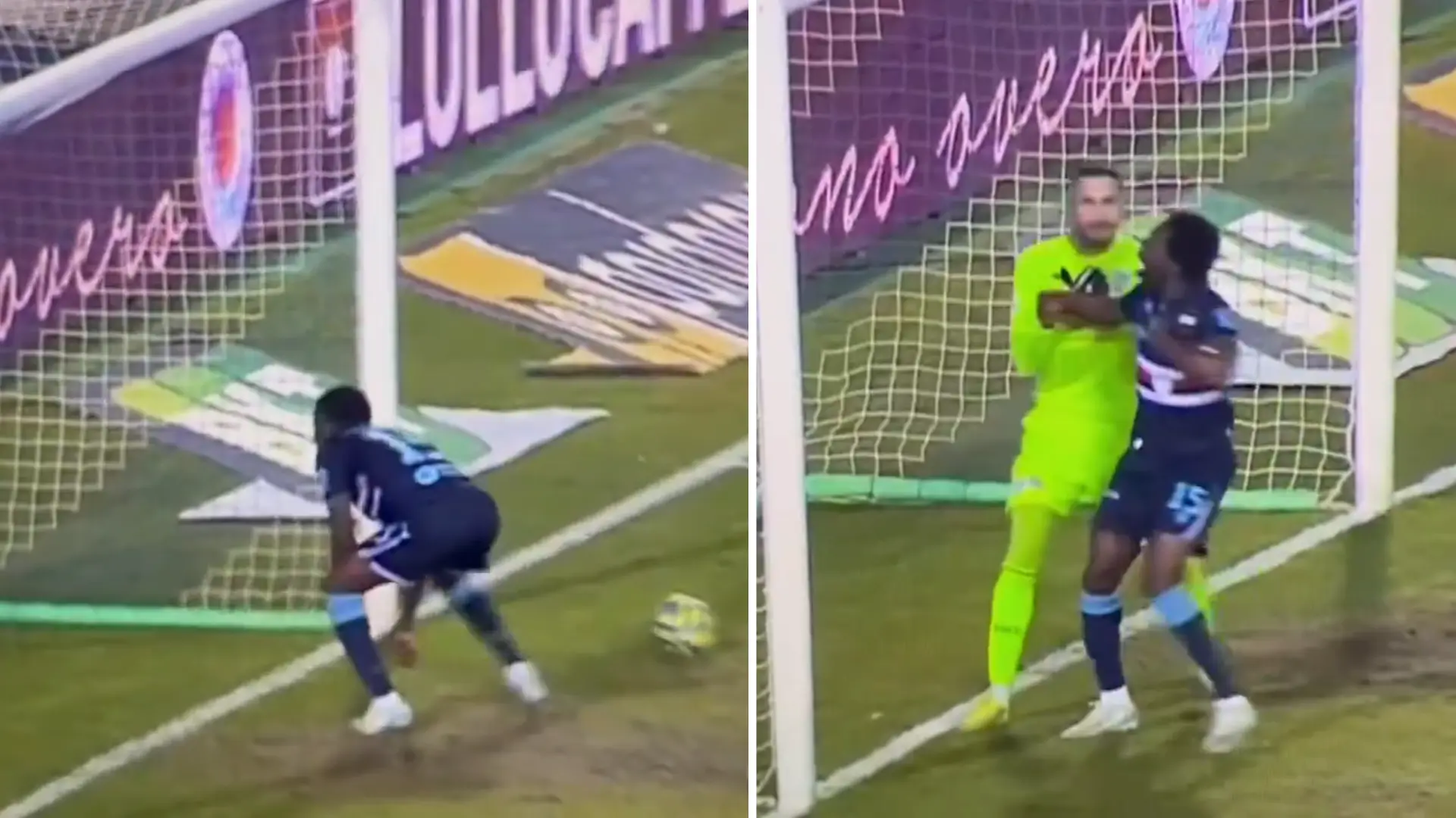 Inter Milan player imitates monkey to racist fans but gets booked and substituted