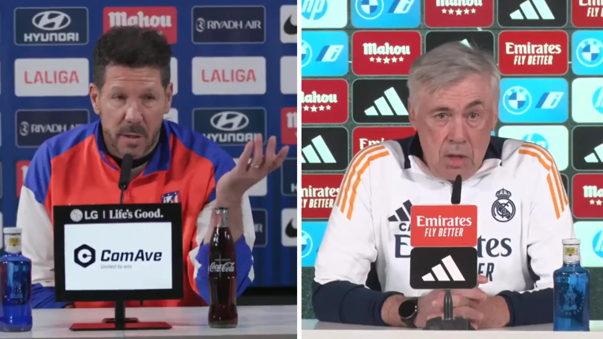 Carlo Ancelotti responds to controversial Diego Simeone referee bias claim