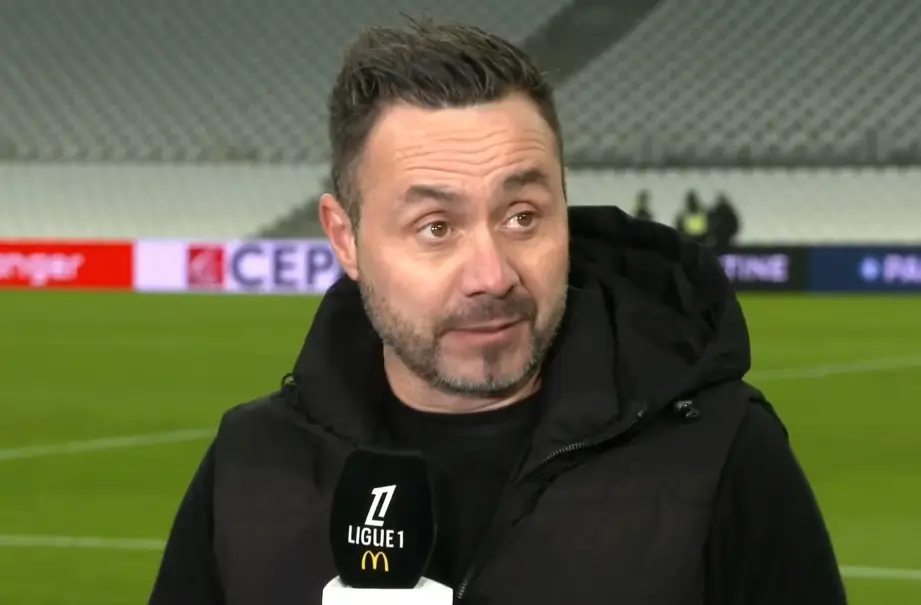 Roberto De Zerbi absent from Marseille training ahead of potential sacking for Champions League exit