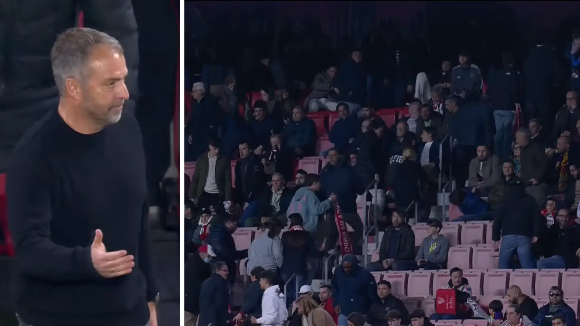 Hansi Flick’s Barcelona tactics are making fans leave early