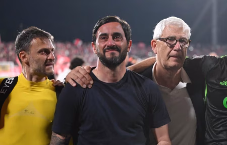 Alberto Aquilani crying after missing out on Serie A promotion